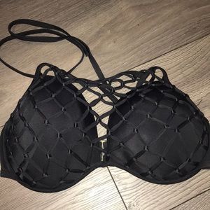 Fish net bikini top